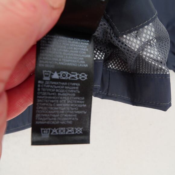 NEW The North Face Girl's 7/8 Resolve Reflective Jacket Hood Rain Wind Gray - Picture 10 of 13